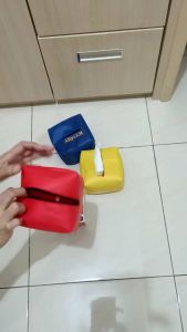 Tempat tisu kecil bahan kulit terbaru