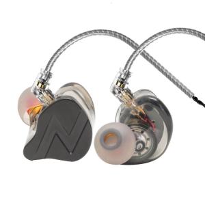 Studio Quality In Ear Headphones Dynamic Aluminum Acoustic Chamber Comfortable Over Ear Design