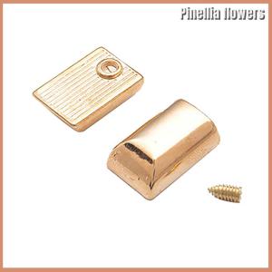 【Pinellia flowers】 10Pcs Metal Zipper Stopper Zipper Tail Clip Stop Tail Plug Head With Screw Diy Sewing Leather Hardware Craft