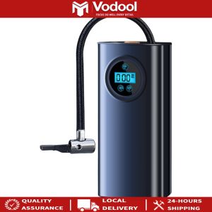 Tire Inflator Rechargeable LCD Display Quick Inflating 1500mAh