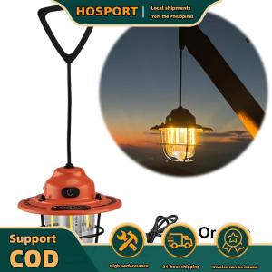 【HOSPORT】Versatile LED Lantern for Camping with USB Charging Waterproof IPX4 Great for Hiking and Fishing