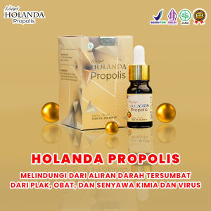 Holanda Propolis Original Obat Herbal Asam Urat Rematik Stroke Saraf Kejepit Diabetes kolesterol
