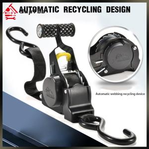 【Local delivery】2Pcs Self-Winding Lashing Straps Maximum Load 680KG Ratchet Tie Down Straps 3.3M Retractable Ratchet Straps for Luggage