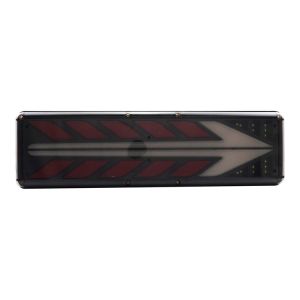 1 Pair (2 Pcs) - 24V Led Truck Tail Car Rear Light Super Bright Flow Steering Turn Signal Lamp