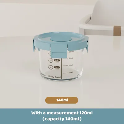 👶🏻Woobbies Food Storage Container Box Glass Portable Bekas Makan Thickened Airtight storage Kotak Makanan