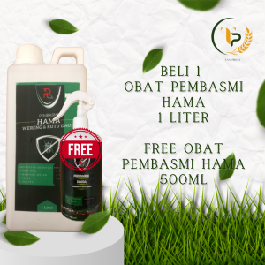 Obat Pembasmi Hama Wereng & Kutu Daun 1 Liter - Dapat GRATIS Obat Pembasmi Hama Wereng & Kutu Daun 500ml