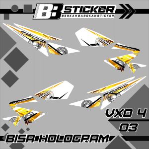 Striping Sticker Lis Motor BISA HOLOGRAM Decal Variasi Yamaha Vixion Lama Vixion Old Vxo 4