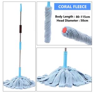 Complete set with handle Magic Twist Spin Mop With Water Locking | Mop Lantai Serbaguna Mudah