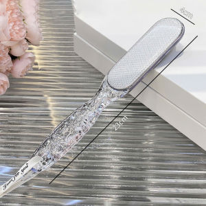 Cây Tắm Chà Lưng Cán Dài 2 Mặt Massage Tẩy Tế Bào Chết Họa Tiết Vân Kim Cương Dài 40cm