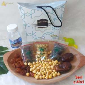 Alfareza - Paket Ekonomis Hampers Souvenir Hadiah Paket Oleh-oleh Haji dan Umroh Umrah Harga Grosir Paket Ekonomis Lengkap Plus Isi 4 Produk
