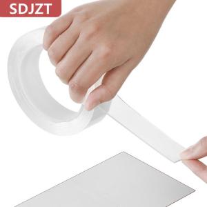 [COD] SDJZT เทปนาโน1 2 3 5ม. เทปกาวสองหน้าใสกันน้ำใช้ซ้ำได้อุปกรณ์ห้องน้ำห้องครัวที่สะอาด