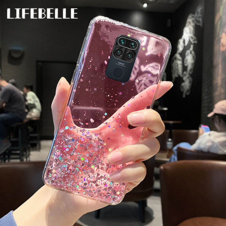 Glitter Phone Cover Back Cover For Redmi 9a LIFEBELLE For Xiaomi