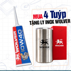 Nhớt Hộp Số Xe Ga Wolver 10W40 Full Synthetic - Dùng Cho Honda X-ROX/SYM Skyline/Yamaha Tricity 150/BX 150SF - Tuýp 120ml + Tặng Khăn Lau Xe