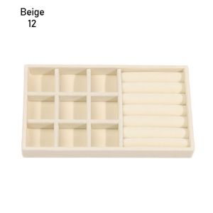 MISSUP Rotatable Fashion Ornaments Organizer  Design Rotating Jewelry Box Bracelets Rings Storage Earring Holder Jewelry Accessory