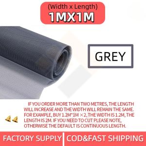 Heavy-Duty Fiberglass Window Screens - DIY Bug Proof Mesh for Doors & Patios (Rustproof/Custom Size)