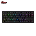 Royal Kludge คีย์บอร์ดเกมมิ่ง RK87 87คีย์,คีย์บอร์ดแบบมีสายแบ็คไลท์ Rgb Tkl Teclado คีย์บอร์ดเกมคอมพิวเตอร์ไร้สายแบบกลไก. 