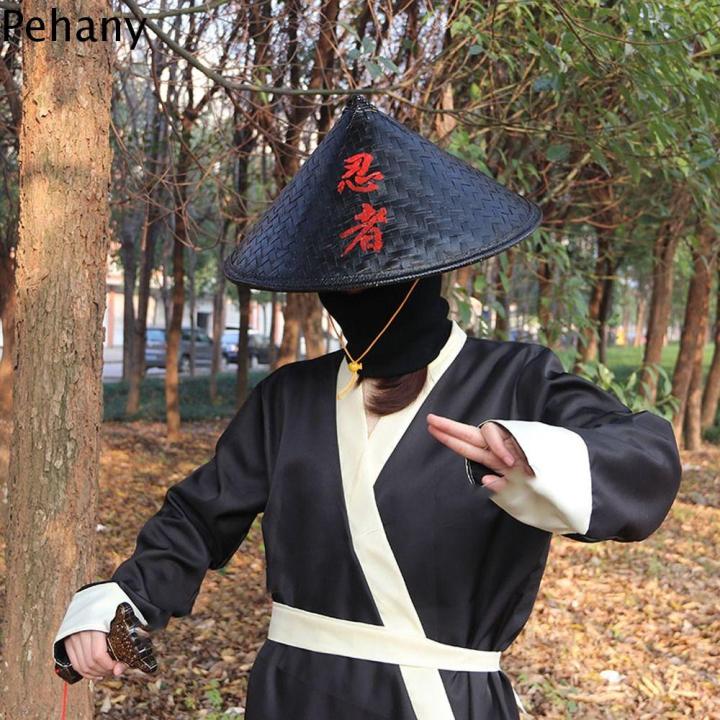 Japanese Bamboo Bamboo Hat Samurai Samurai Hat Swordsman Cosplay