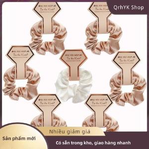 Hàng có sẵn✨ 1pcs Phù Dâu Quà Tặng tóc scrunchies bachelorette Đảng Bridal tắm đám cưới lưu niệm đội cô dâu để được haircircle quà Tặng lưu niệm cho khách