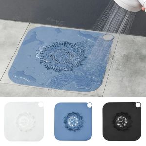 Floor Drain Cover Anti Clogging Silicone Filter Screen Household Floor Drain Pad for Kitchen Bathroom Sink
