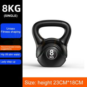 PVC Kettlebell 2/4/6/8/10/12 KG Dumbbell Home/Gym Workout Equipment Fitness Equipment Training Weights Kettlebell Cement Kettlebell Sports High Quality Premium Weight Lift Kettle Bell (SOLD PER PIECE)