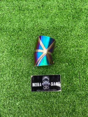 2tone / Titanium Muffler Tip / Universal Muffler Tip with Screw