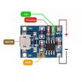Modul Charging Chip TP4056A TP4056E Micro USB / Type-C / Mini USB Charger Cas Batre 18650 Baterai Lithium 5V 1A TP4056 With Overcharge Protection. 