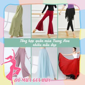 [TỔNG HỢP] (MQ13 - MQ18) Quần múa Trung Hoa váy múa đương đại quần váy múa cổ trang nhiều mẫu đẹp kiểu dáng đa dạng