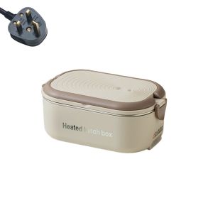 SZXBOGS Constant Temperature Electric Lunch Box Plug-in 304 Stainless Steel Heated Lunch Box  1000ml Food Heated Warmer Container