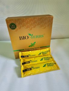 100% Orignal "Bio Herb Royal King Honey: "Fuel Your Health with Natures Power!" 10 Sachets 30g