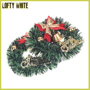 Lofty White 1:6 Dollhouse Miniature Christmas Garland Wreath Model Doll Christmas Decor Toy