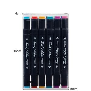 12-60 Colors Oily Art Marker Pen Set Permanent Sketch Art Markers Pens Color Calligraphy Pen Set for Draw Graffiti Manga School Art Supplies