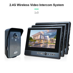 Anjielo TUYA 1080P Wireless Video Intercom Punch-Free Motion Detection Long Standby Visual Doorbell Security System for Home 2.4Ghz