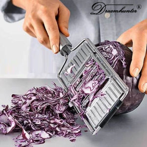 Dream Hunter Multi-Functional For Vegetable Stainless Steel Shredder Grater For Fruits Salad Maker Mandoline Slicer Peeler Cabbage Cutter Cassava Grinding Tool Grater Onion Cutter Slicer Manual Potato Masher Kitchen Gadgets
