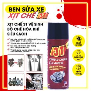 Chai xit chế tẩy gỉ sét xúc kim phun xịt họng ga chế hòa khí 3T 450ml