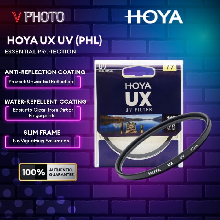 Hoya UX UV (PHL) Filter Camera Filter Camera Lens with WaterRepellent Coating for Essential