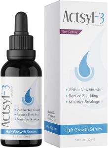 Actsyl-3 Hair Growth Serum with Redensyl - Grow Thicker Fuller Stronger Hair Reduce Shedding and Breakage Non-Greasy Easy Application for Women