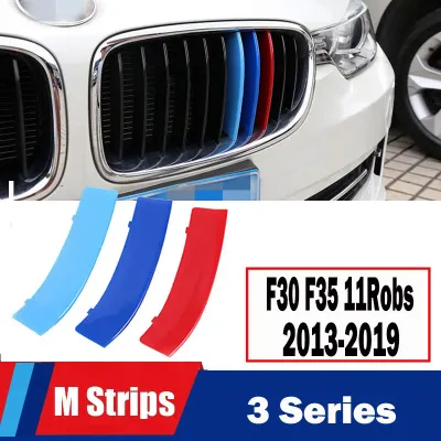 M Power Front Grille Trim Strips For BMW X1 X2 X3 X4 X5 X6 X7 F48 F49 E84 F39 F25 F26 G01 G02 F15 E70 E71 E72 G07 Z4 E89 G05 F16