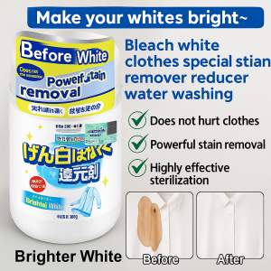 Bleach white clothes special stain remover reducer water washing