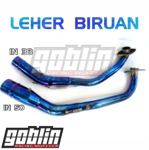 LEHERAN KNALPOT BLUEMOON BEAT MIO VARIO AEROX SCOOPY NMAX PCX ADV DLL