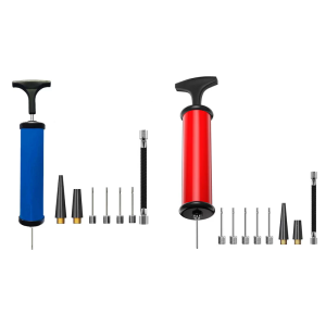 Balls Pump with Needle Nozzle and Extension Hose Football Pump to Inflate Soccer Balls Football Volleyball Basketball