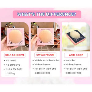 (Combo Deal) ADORE Cover Nipple Pads Silicon Womenswear Accessory Bra Lingerie Lady Comfort Anti-Drop Design