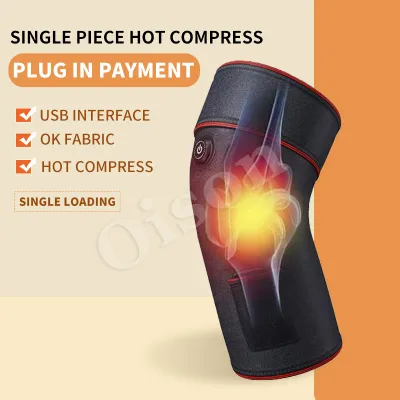 Electric Heated Knee Pad Arthritis Heated Hot Compress Moxibustion Warm Leg Wrap Belt Brace Arthritis Pain Relief