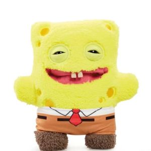 YAZHE Funny Ugly Spongebob Stuffed Cute Tooth Stuffed Doll Plush Squarepants Birthday Gift Cartoon Patrick Star Plush Christmas Gift