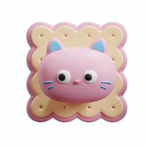 ZENGD Silicone Cat Shaped Door Stopper Cartoon Cat Silent Anti-Collision Block Noise-Free Soft Bumper Door Handle Protector Home Use