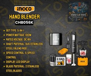 INGCO HAND BLENDER | CHB056K | TOOLS R TOYS | ING-CORDLESS