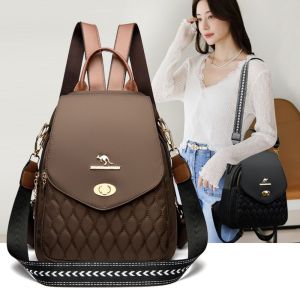 NAMSHEVA จุได้มาก กระเป๋าเป้สะพายหลังผู้หญิง ง่ายๆ อ๊อกซ์ฟอร์ด กระเป๋าสำหรับนักเรียน แฟชั่นสำหรับผู้หญิง แบบพกพาได้ กระเป๋าสะพายไหล่แบบสั้น