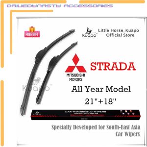 【Fast and Reliable Shipping】 DriveDynasty Mitsubishi STRADA Wiper Set/Pair for All Year Model Mitsu estrada Car Window Wiper