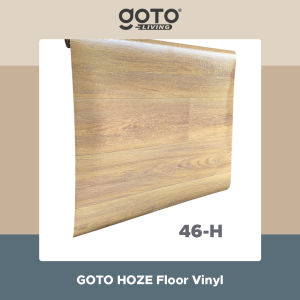 Goto Hoze Vinyl Sticker Karpet Lantai Dinding Motif Kayu Walpaper Roll