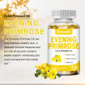 Evening Primrose Capsules 1300mg from Cold Pressed Oil for Women’s Health Skin Health Hormone Balance 月见草胶囊. 