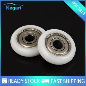 NG Motor✨ COD ✨ Car 2ชิ้น6x25x7มมพื้นผิวทรงกลมยางเคลือบลูกรอกห่อ POM แบริ่งแบริ่งแบริ่งแบริ่งพลาสติกอุปกรณ์เฟอร์นิเจอร์
